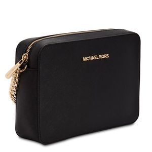 Michael Kors Black Leather Crossbag